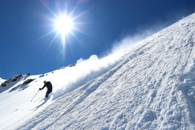 Skifahrer